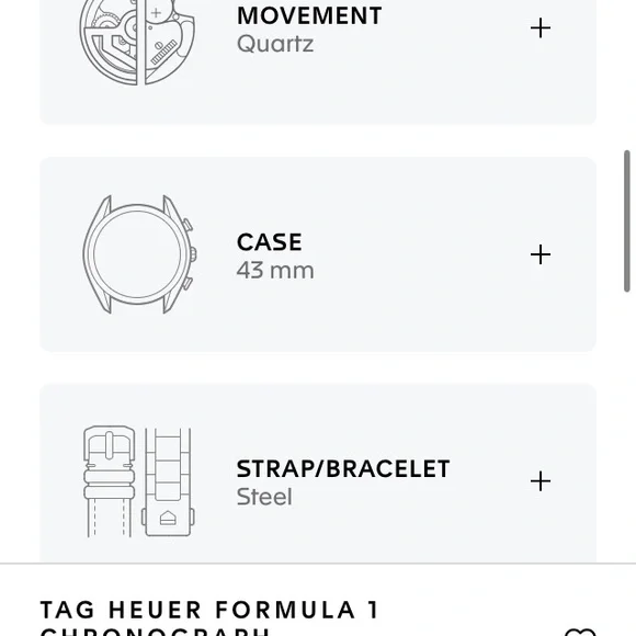 New unused authentic with warranty card Tag Heur Formula 1 chronograph watch - Picture 9 of 17